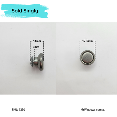 Acute Stainless Steel Roller  - Sold singly