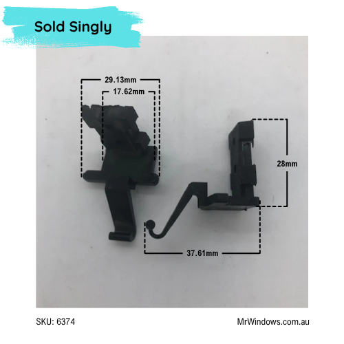 Guide -Head guide - suits James Hardie, Trend sliding Screen Doors