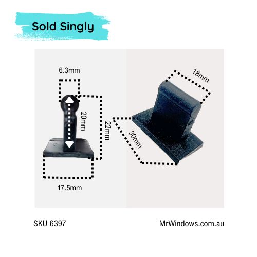 Door guide - suits Bradnams SD1 - top guide - V2