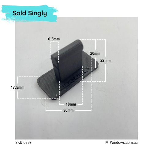 Door guide - suits Bradnams SD1 - top guide - V2