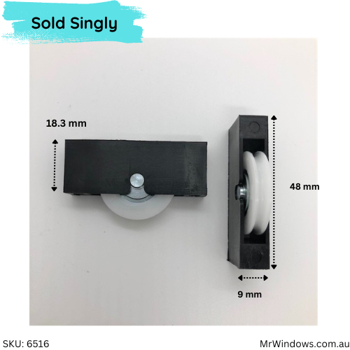 Roller - DR208/25 screen door carriage - Sold singly