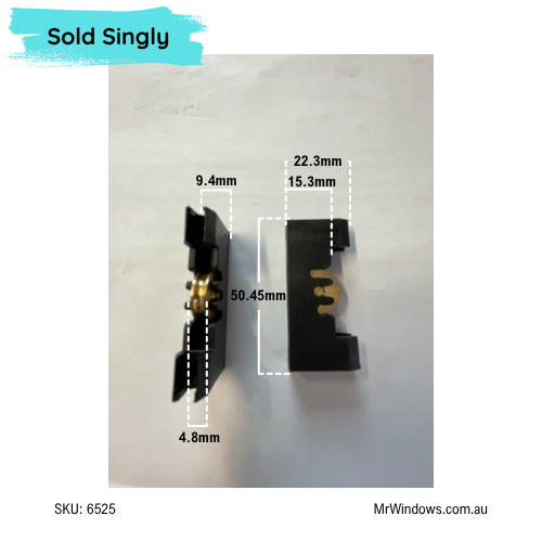 Screen Door Roller - BRASS  Wheel Roller  - Sold singly