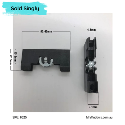 Screen Door Roller - SS Wheel Roller  - Sold singly
