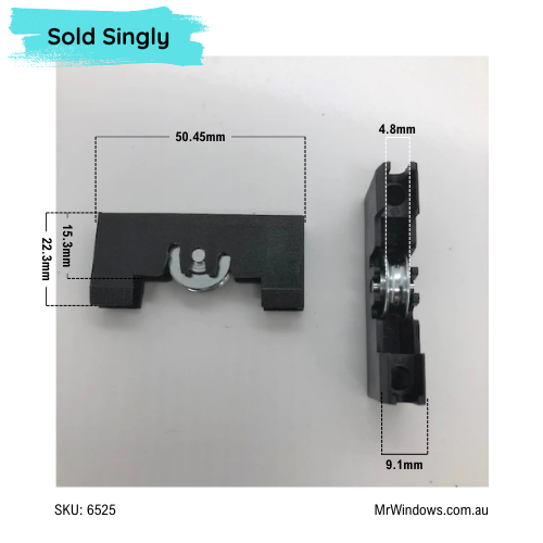 Screen Door Roller - SS Wheel Roller  - Sold singly