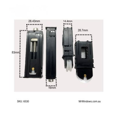 Robe rollers suits Stegbar HIRO - sold as SET (4) units