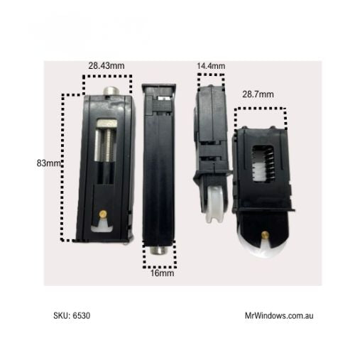 Robe rollers suits Stegbar HIRO - sold as SET (4) units