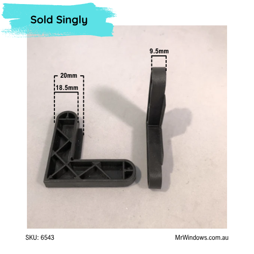 Flyscreen Corner Stake - DS372 - Sold singly