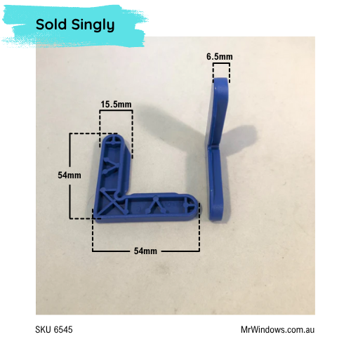 Flyscreen Corner Stake Block  - sold singly