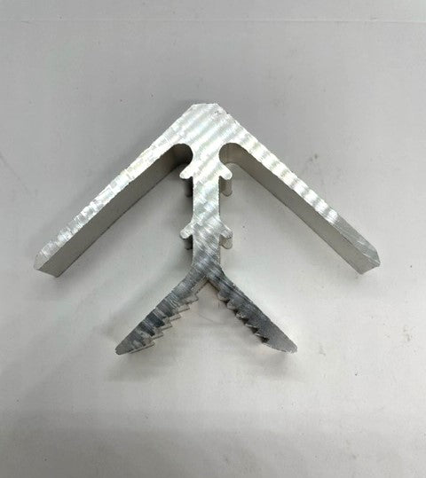 Security screen door corner stake - Metal