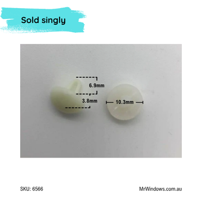 Canoe buttons / W clips / W buttons - stops rattling security and insect screens
