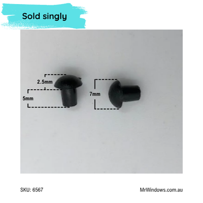 Canoe buttons / W clips / W buttons - stops rattling security and insect screens