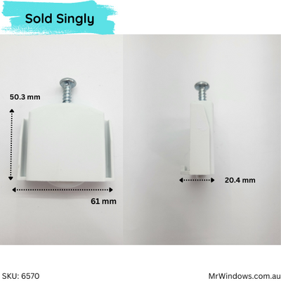Robe roller - suits Boral Magic Touch - CONVEX - Sold singly