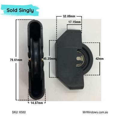 Robe Rollers - suits Dowell sliding robes - Sold singly