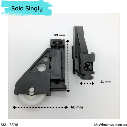 Robe Carriage and Rollers -suits Stegbar - sold  singly