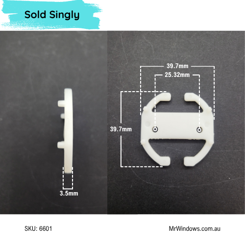 Guide - suits wardrobe - Universal fit - Sold singly