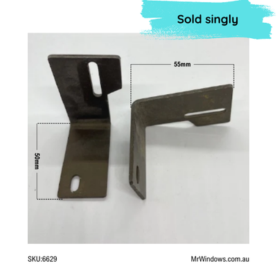 Sliding door guide - suits old Wunderlich doors - TOP - RH - Bronze