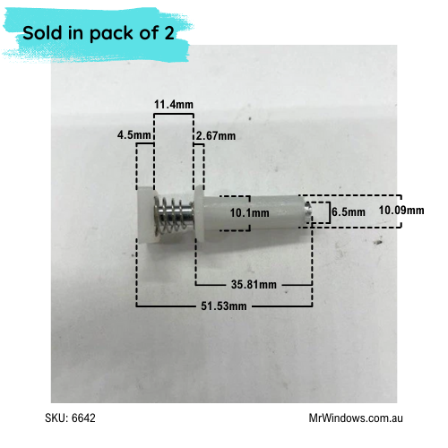 Guide - Internal folding door guides - Cowdroy
