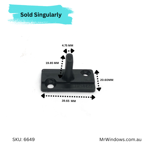 Flyscreen door bump stop - suits Bradnams and others