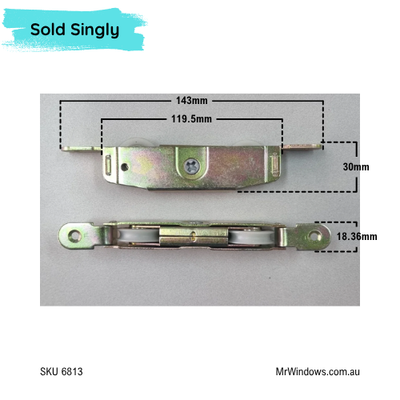 Tandem Door Rollers to suit timber doors