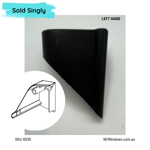 AWS thermal heart 730 series bifold door end caps