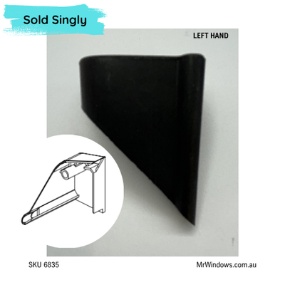 AWS thermal heart 730 series bifold door end caps