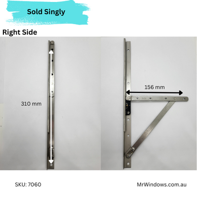 Truth 13 Series Awning Stays hardware Right Hand