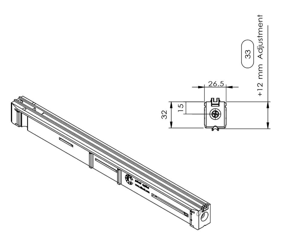 AWS triple roller - suits Vantage and Slide Master doors
