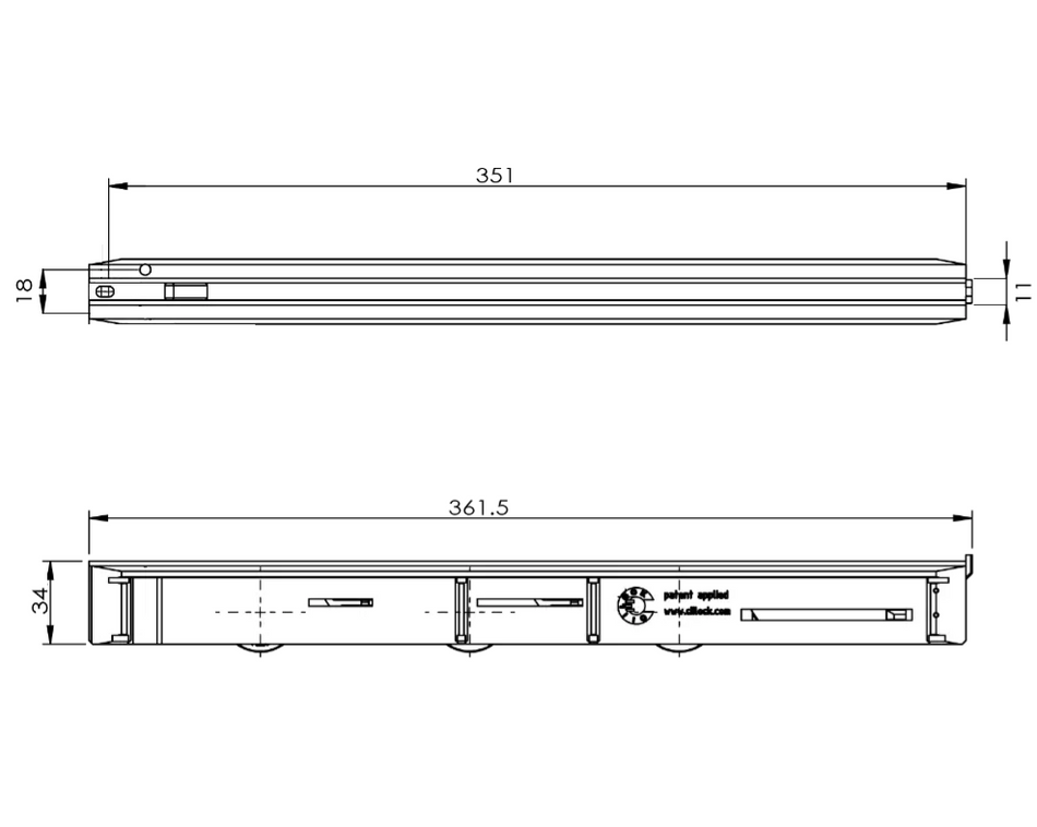 AWS triple roller - suits Vantage and Slide Master doors
