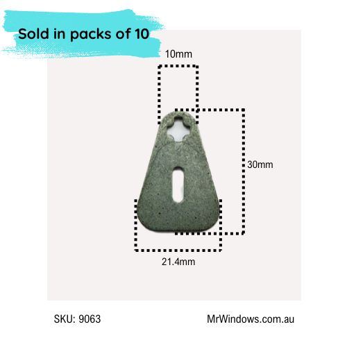 Flyscreen Retainer Clip - suits Stegbar windows - sold in packs of 10