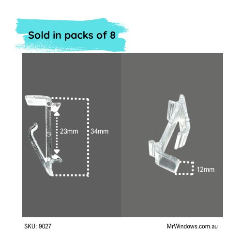 JASON Windows Fly Screen Clips - sold in packs of 8