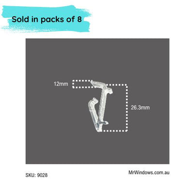 JASON Windows Fly Screen Clips - sold in packs of 8