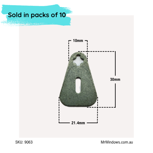 Flyscreen Retainer Clip - suits Stegbar windows - sold in packs of 10