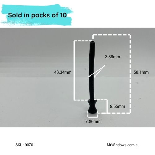 Stegbar - Airlite timber windw flyscreen clip - sold pack of 10