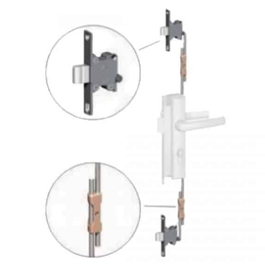 Lock security door lock - hinged door - Austral Elegance - Sold in components