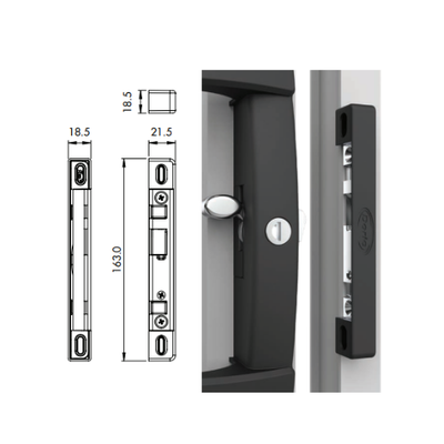 Sliding Door Lock - Boston - Polesium