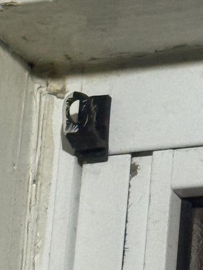 Flyscreen Top Hinge Hook - suits Boral, Dowell windows - sold in packs of 10