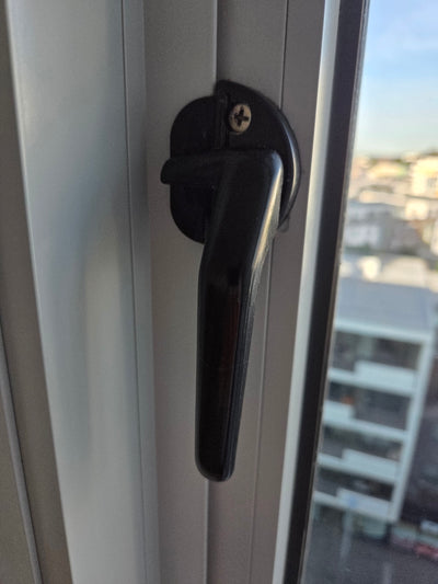 CAM handle - suits awning and casements - wedgeless - Black