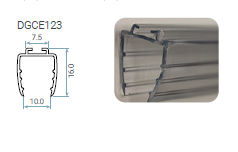 12mm Sashless Window Lapseal by Schlegel - acrylic weather strip