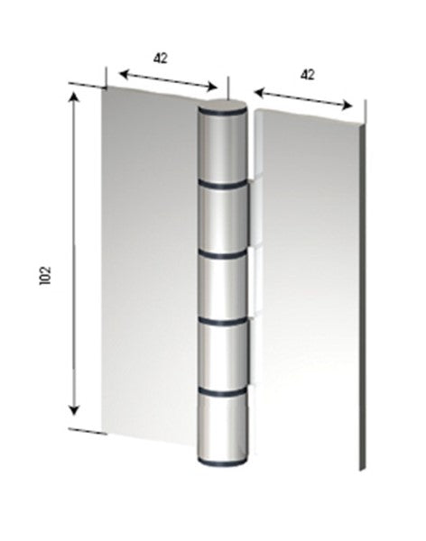 Hinge - DH1 by Doric - concealed fit