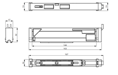 Doric heavy duty Door roller - Sold singly