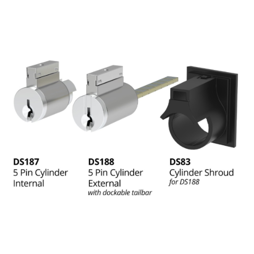 DORIC DS155 5 Pin Cylinder Set - C4 Broach - SPECIAL ORDER