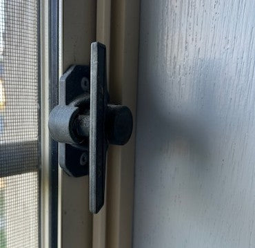 Sliding window latch catch handle - surface mounted- Sold singly