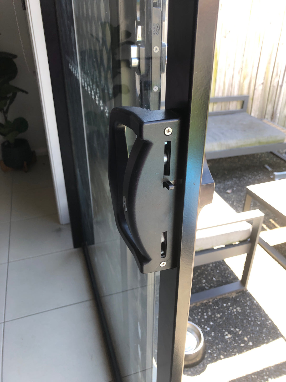 Sliding door lock suits Southern Star Doors