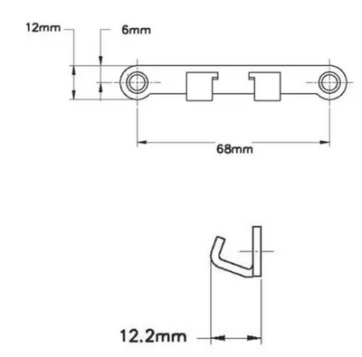 Awning operator sash hook - suits FHS Finista