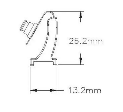 ACME Finista slide track bracket - sold singly