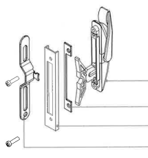 Trend Casement Handles - suits side hung windows - Single point locking