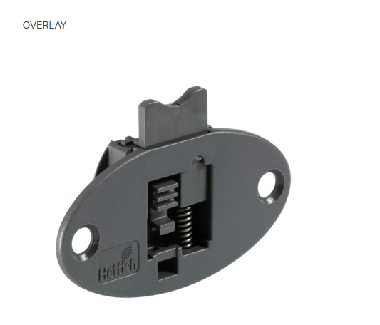 Cupboard door roller - SLIDELINE 55 Plus Guide by Hettich