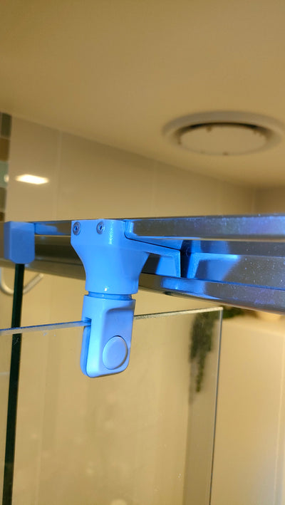 Semi Frameless Shower Screen Pivot Block Set