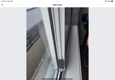 Window handle- Suits Rylock windows- 3D printed- Sold singly