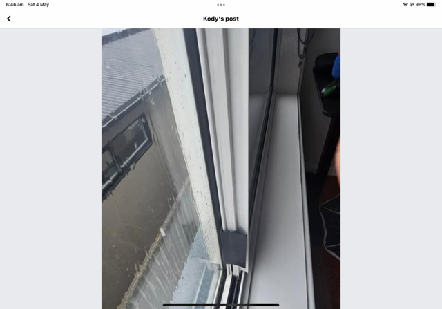 Window handle- Suits Rylock windows- 3D printed- Sold singly